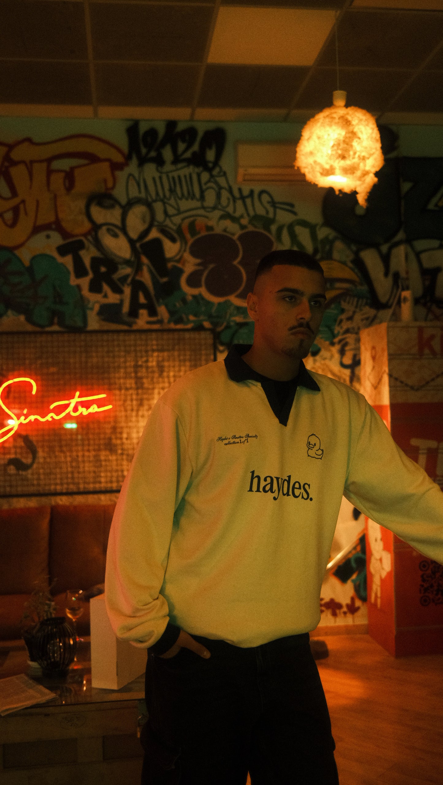 Haydes x Frankie Open Collar Long Sleeve